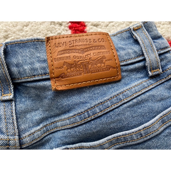 Levi’s Essential High-Waisted Premium Denim skirt Sz 25 - Picture 6 of 7